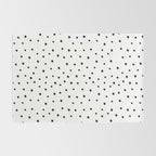Black and White Stars Rug Gallery Image 2