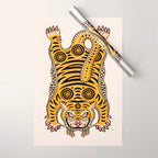 King Of The Jungle 01: Golden Tiger Edition Wrapping Paper Gallery Image 1