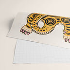 King Of The Jungle 01: Golden Tiger Edition Wrapping Paper Gallery Image 2
