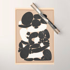 Abstract Pebbles Wrapping Paper Gallery Image 1