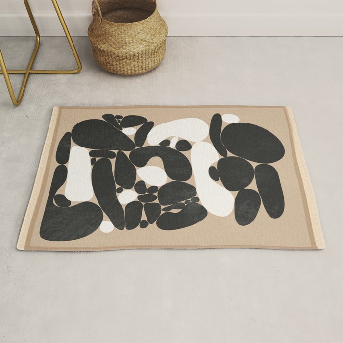 Abstract Pebbles Rug Gallery Image 1