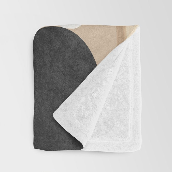 Abstract Pebbles Throw Blanket Gallery Image 3