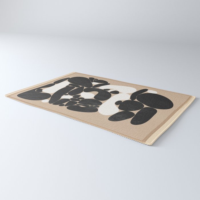 Abstract Pebbles Rug Gallery Image 3