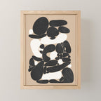 Abstract Pebbles Mini Art Print Gallery Image 1