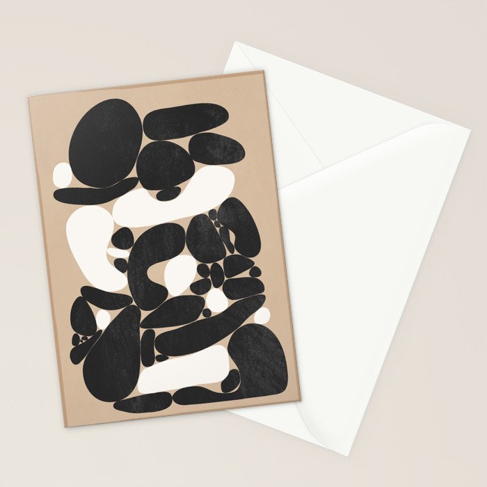Abstract Pebbles Stationery Card Gallery Image 2