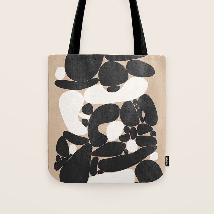 Abstract Pebbles Tote Bag Gallery Image 1