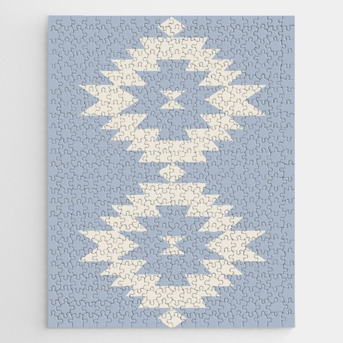 Southwestern Minimalism - Sky Blue Jigsaw Puzzle Gallery Image 1