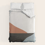 Minimal Abstract Art Landscape 7 Duvet Cover Gallery Image 6