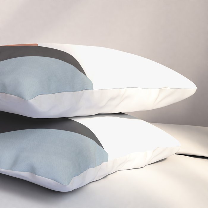 Minimal Abstract Art Landscape 7 Pillow Sham Gallery Image 3