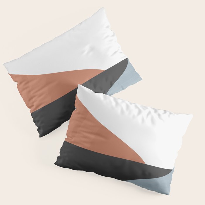 Minimal Abstract Art Landscape 7 Pillow Sham Gallery Image 3