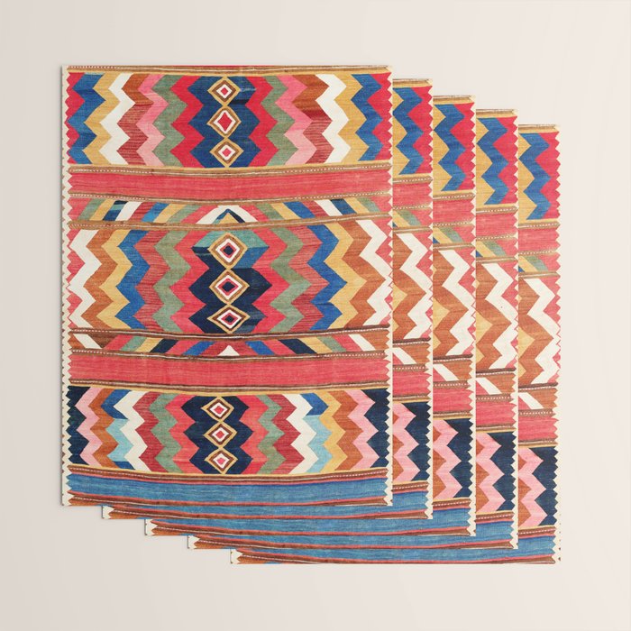Shahsavan Varamin North Persian Kilim Print Wrapping Paper Gallery Image 3
