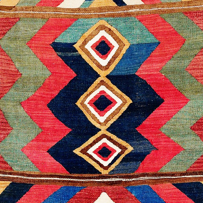Shahsavan Varamin North Persian Kilim Print Coffee Mug Gallery Image 2