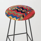 Shahsavan Varamin North Persian Kilim Print Stool Gallery Image 2