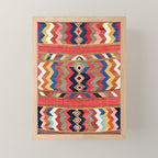 Shahsavan Varamin North Persian Kilim Print Mini Art Print Gallery Image 1