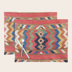 Shahsavan Varamin North Persian Kilim Print Placemat Gallery Image 1
