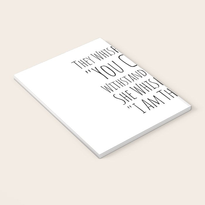 They Whispered To Her You Cannot Withstand The Storm She Whispered Back I Am The Storm Notebook Gallery Image 3