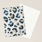 Snow Leopard Print Stationery Card Gallery Image 2