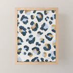 Snow Leopard Print Mini Art Print Gallery Image 1