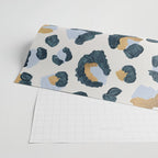 Snow Leopard Print Wrapping Paper Gallery Image 2