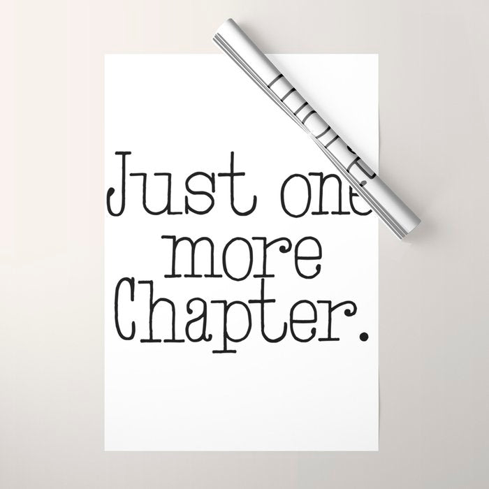 Just one more chapter Wrapping Paper Gallery Image 1