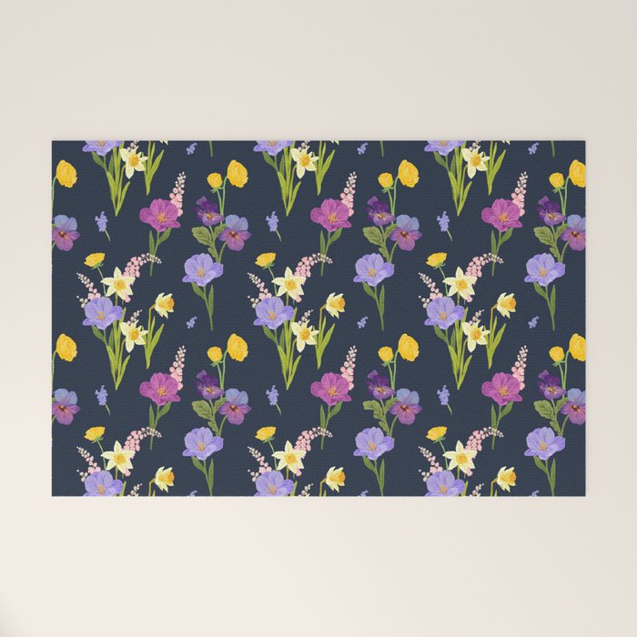 Floral Abundance Welcome Mat Gallery Image 1