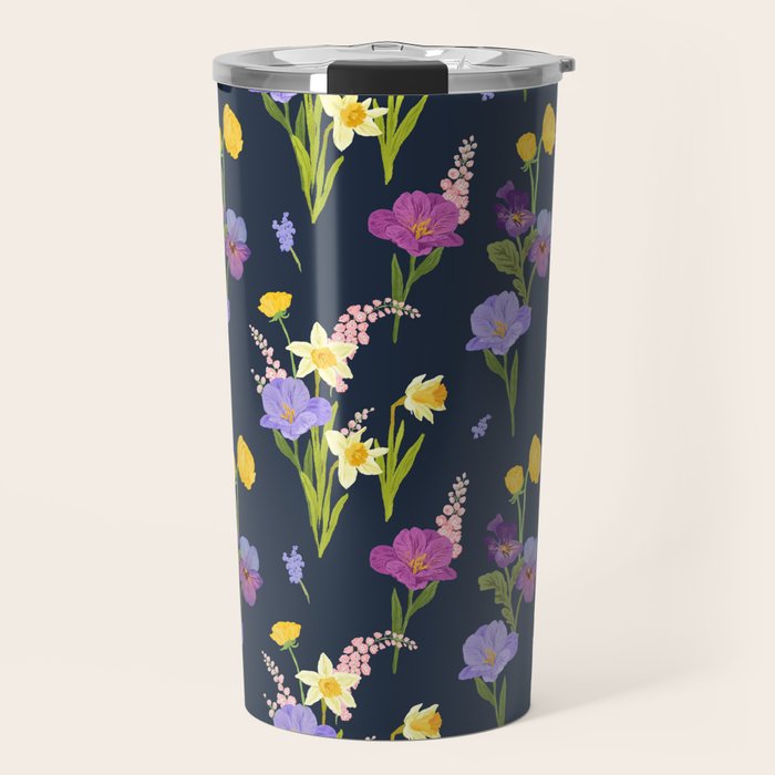 Floral Abundance Travel Mug Gallery Image 1