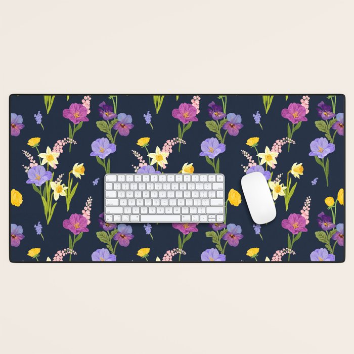 Floral Abundance Desk Mat Gallery Image 1