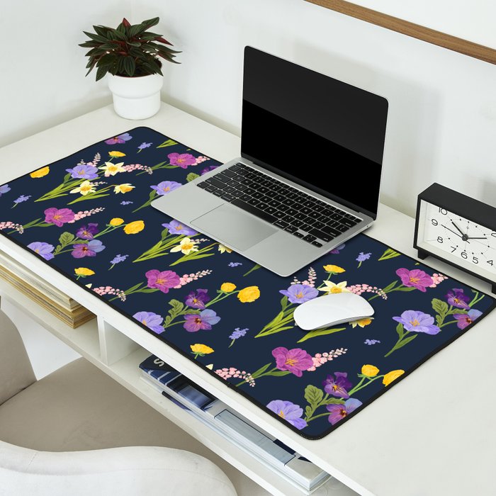 Floral Abundance Desk Mat Gallery Image 2