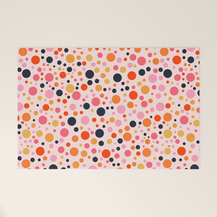 Bubbles: PATTERN 09 | The Peach Edition Welcome Mat Gallery Image 1
