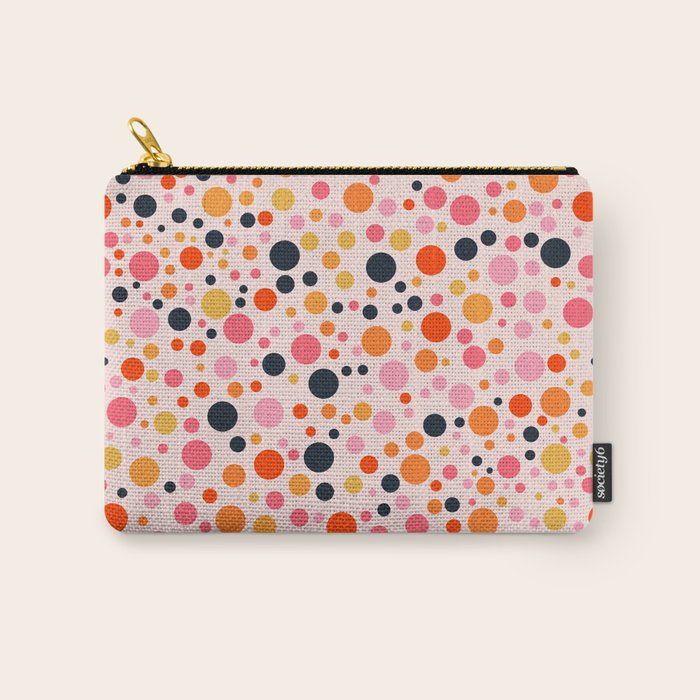 Bubbles: PATTERN 09 | The Peach Edition Carry All Pouch Gallery Image 1