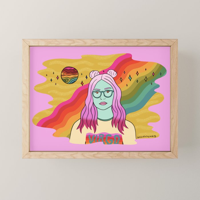 Virgo Mini Art Print Gallery Image 1