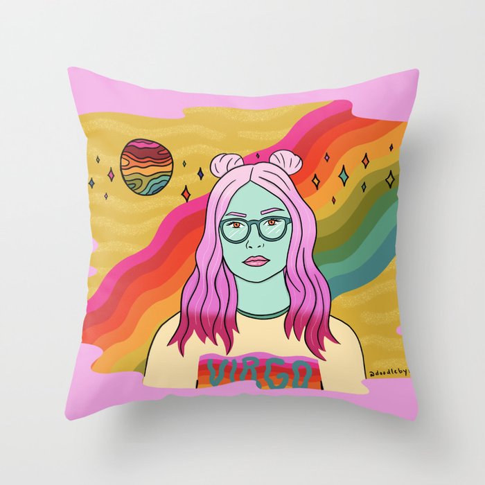 Virgo Throw Pillow Gallery Image 6