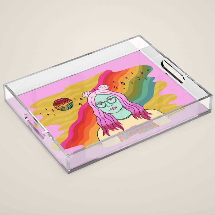 Virgo Acrylic Tray Gallery Image 1