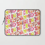 Shine On You Crazy Diamond - Rainbow Palette Laptop Sleeve Gallery Image 1