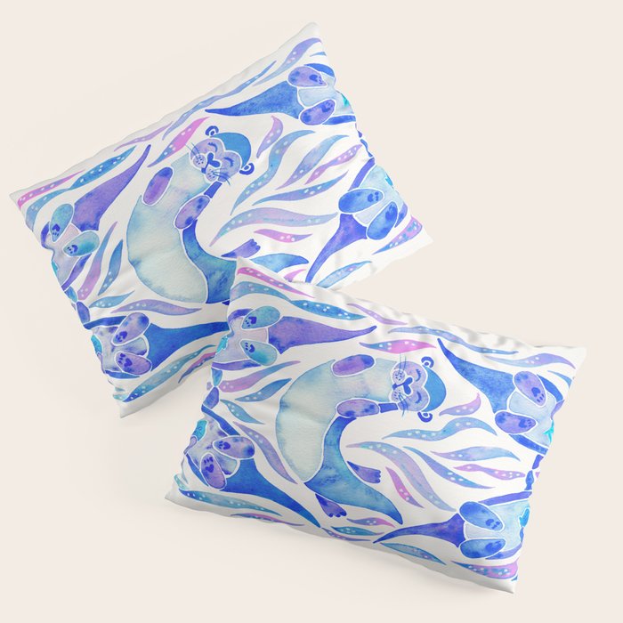 Five Otters - Indigo OmbrÃ© Pillow Sham Gallery Image 3