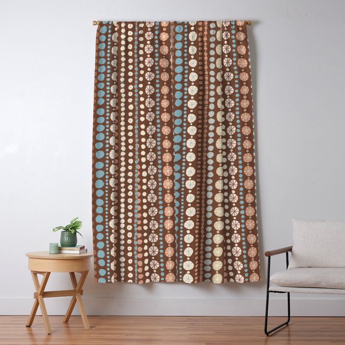 Hand Drawn Dots Window Curtain Gallery Image 1