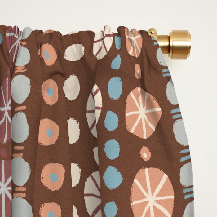 Hand Drawn Dots Window Curtain Gallery Image 2