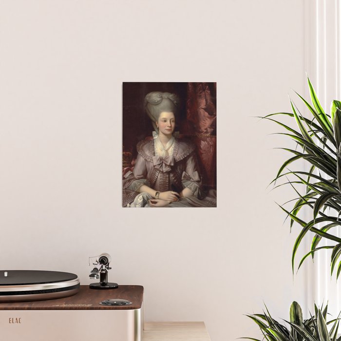 Queen Charlotte Portrait by Benjamin West Poster Gallery Image 2