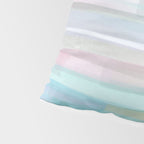 Abstract Watercolor Waves in Sky & Seafoam Pillow Sham Gallery Image 4