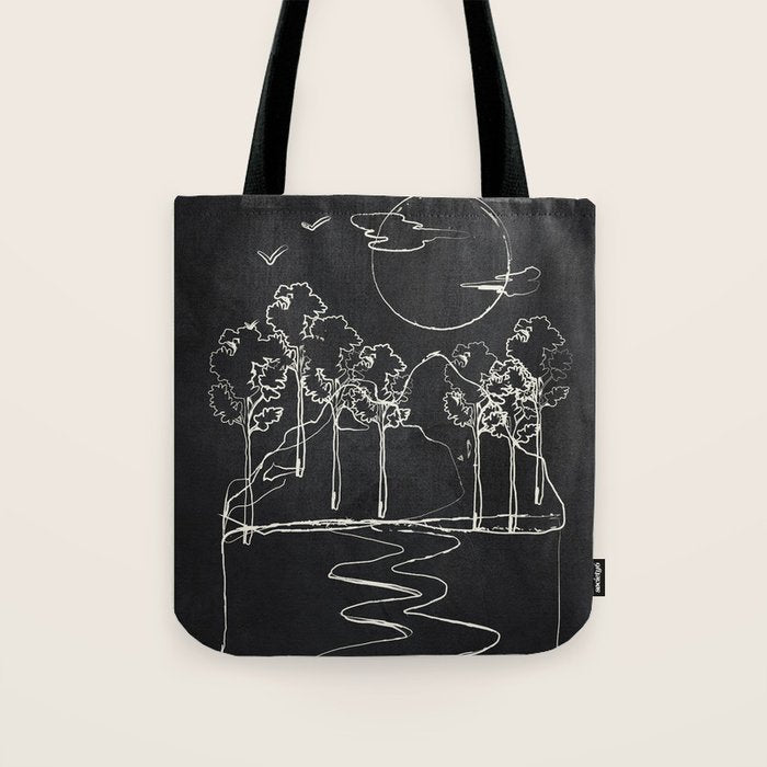 Minimalist Mountains 5 Tote Bag Gallery Image 1