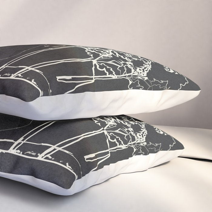 Minimalist Mountains 5 Pillow Sham Gallery Image 3