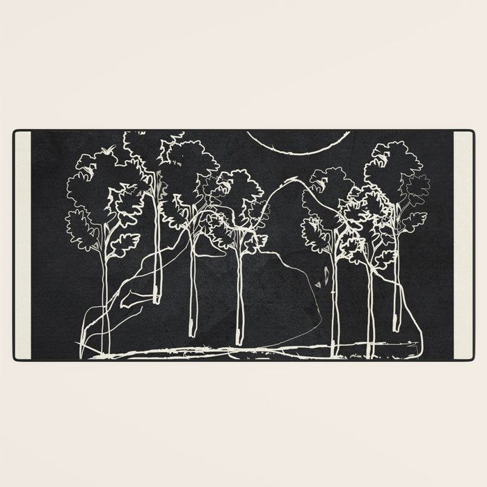 Minimalist Mountains 5 Desk Mat Gallery Image 3