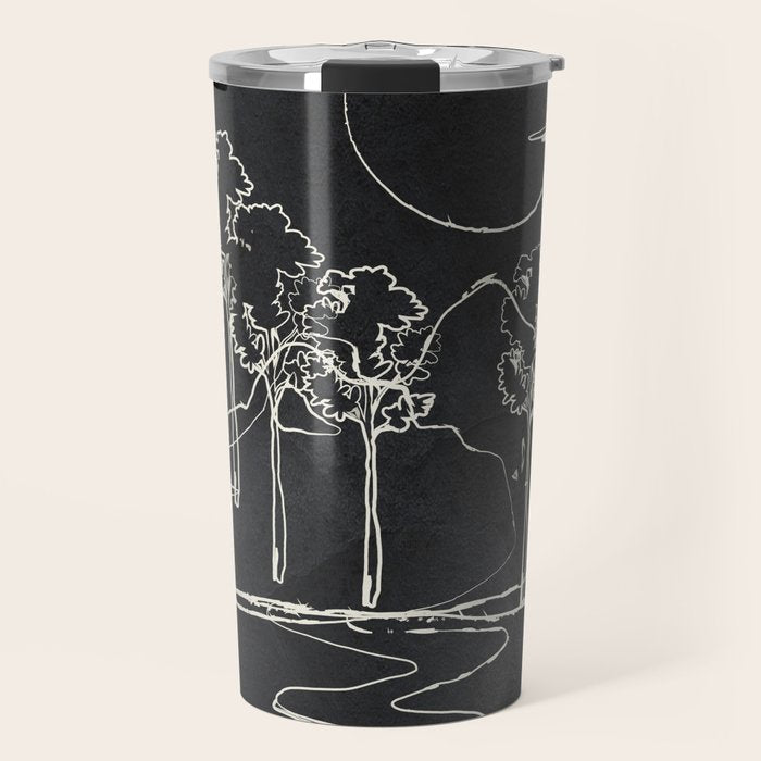 Minimalist Mountains 5 Travel Mug Gallery Image 1