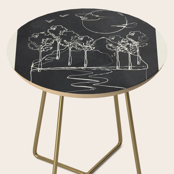 Minimalist Mountains 5 Side Table Gallery Image 2