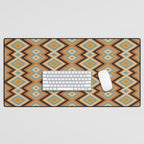 Boho Western Geometric Pattern V Desk Mat Gallery Image 1