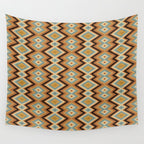 Boho Western Geometric Pattern V Wall Tapestry Gallery Image 4