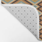 Boho Western Geometric Pattern V Bath Mat Gallery Image 2