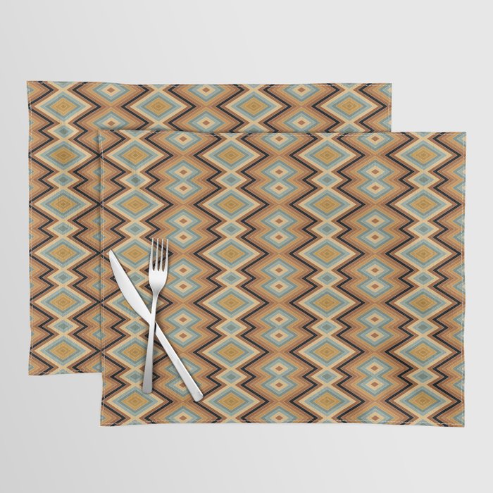 Boho Western Geometric Pattern V Placemat Gallery Image 1