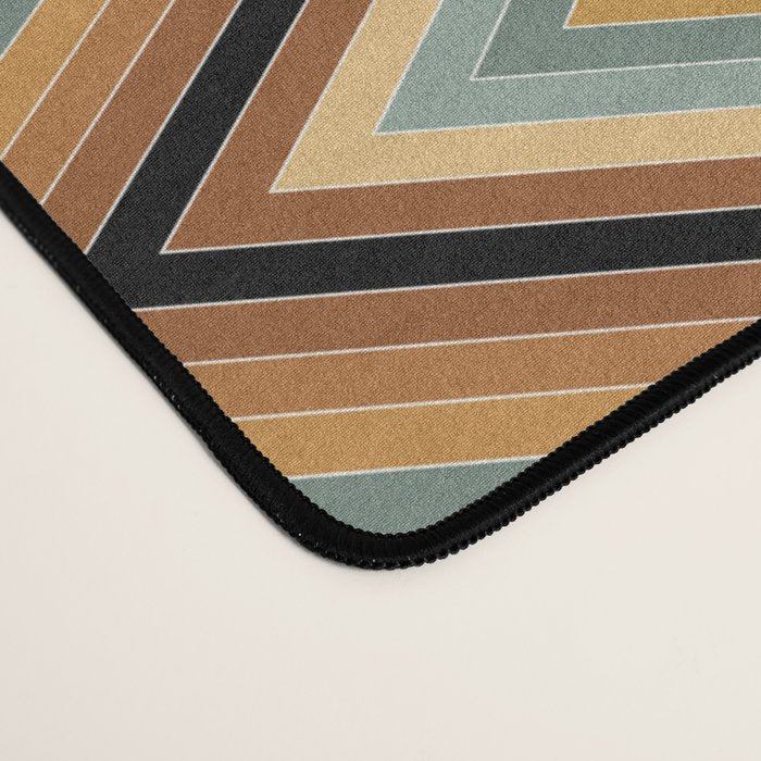 Boho Western Geometric Pattern V Desk Mat Gallery Image 4