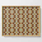 Boho Western Geometric Pattern V Serving Tray Gallery Image 1